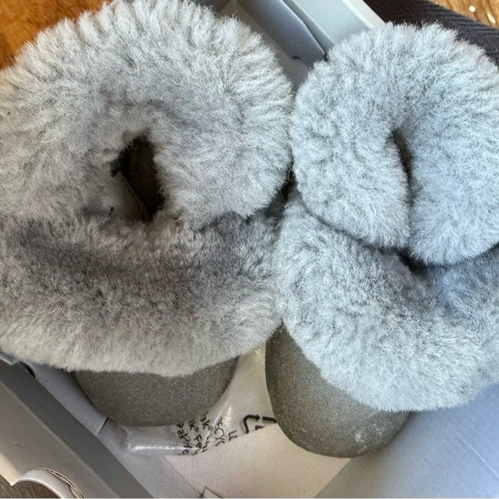 Ugg Baby Size 2/3 Boots Booties 6-12 Month grey Suede Winter
